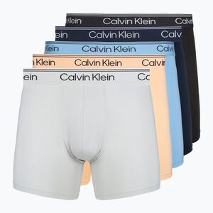 Férfi boxer nadrág Calvin Klein LV00NB4413 Brief 5 pairs light cast/shoreline/peach bliss/bl (Brief LV00NB44133ZY) kép