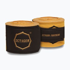 Boxkesztyű kötések Octagon Fightgear Supreme Printed 300 cm gold (Fightgear Supreme Printed 2497-OW) kép