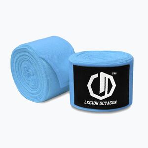 Boxkesztyű kötések Octagon Legion Standard 400 cm light blue (Legion Standard 7997-OW) kép