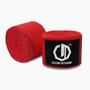 Boxkesztyű kötések Octagon Legion Standard 400 cm red (Legion Standard 8000-OW) kép