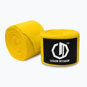 Boxkesztyű kötések Octagon Legion Standard 400 cm yellow (Legion Standard 8079-OW) kép
