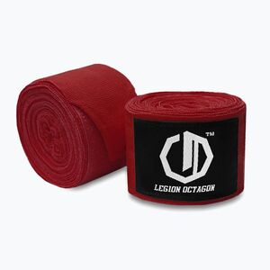 Boxkesztyű kötések Octagon Legion Standard 300 cm burgundy (Legion Standard 3844-OW) kép