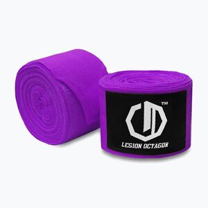 Boxkesztyű kötések Octagon Legion Standard 300 cm purple (Legion Standard 3868-OW) kép