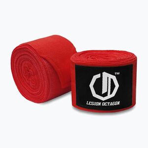 Boxkesztyű kötések Octagon Legion Standard 300 cm red (Legion Standard 4148-OW) kép
