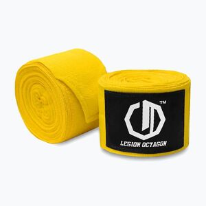 Boxkesztyű kötések Octagon Legion Standard 300 cm yellow (Legion Standard 3943-OW) kép