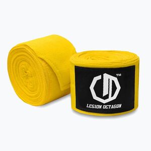Boxkesztyű kötések Octagon Legion Standard 500 cm yellow (Legion Standard 3936-OW) kép