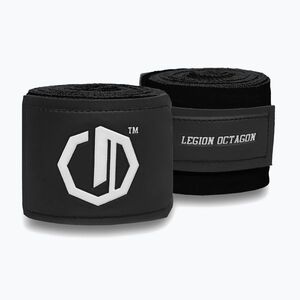 Boxkesztyű kötések Octagon Legion Supreme 400 cm black/white (Legion Supreme 7836-OW) kép