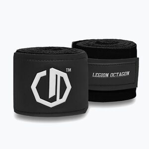 Boxkesztyű kötések Octagon Legion Supreme 500 cm black/white (Legion Supreme 4209-OW) kép