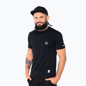 Férfi póló Octagon Small Logo black/white (Small Logo 0700-TS) kép