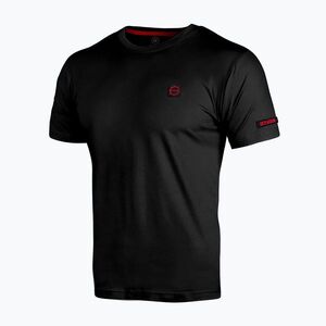 Férfi póló Octagon Small Logo black/red (Small Logo 5870-TS) kép