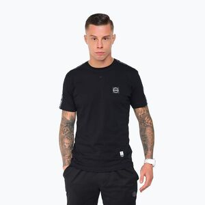 Férfi póló Octagon Stripe black/white (Stripe 8494-TS) kép