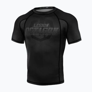 Férfi rashguard Octagon Legion Premium Conquest black/grey (Legion Premium Conquest 6982-TS) kép