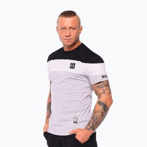 Férfi póló Octagon As Many Chances As Courage black/white/grey (Tyle Szans Ile Odwagi 3018-TS) kép