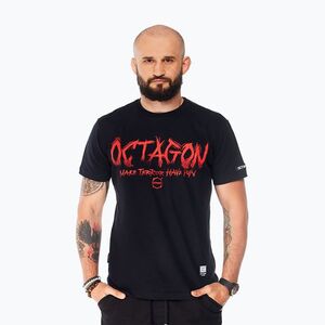 Férfi póló Octagon Make Terror Have Fun 2 black/multicolor (Make Terror Have Fun 2 8271-TS) kép
