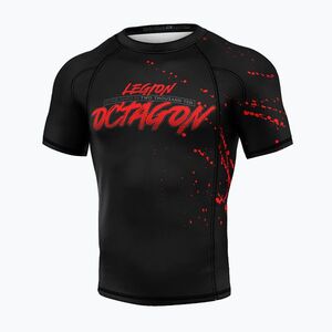 Férfi rashguard Octagon Premium No Mercy black/multicolor (Premium No Mercy 3158-TS) kép