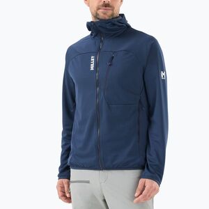 Férfi trekking pulóver Millet Lokka Hoodie III sapphire (Lokka Hoodie III MIV9714_N7317) kép