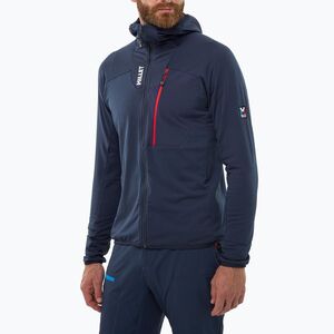 Férfi polár pulóver Millet Trilogy Icon Lightgrid Hoodie saphir (Trilogy Icon Lightgrid Hoodie MIV10446_N7317) kép