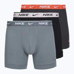 Férfi boxer nadrág Nike Essential Cotton Stretch 3 pairs gray multi (Essential Cotton Stretch KE1285-HDE) kép