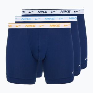 Férfi boxer nadrág Nike Essential Cotton Stretch 3 pairs blue graphite (Essential Cotton Stretch KE1285-F87) kép