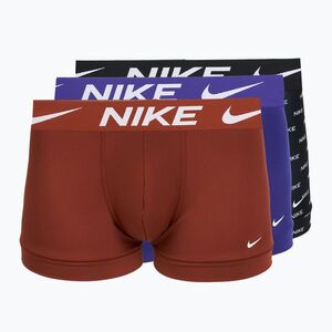 Férfi boxer nadrág Nike Dri-Fit Essential 3 pairs black nike print/mars stone/deep night (Dri-Fit Essential PKE1156-EX3) kép