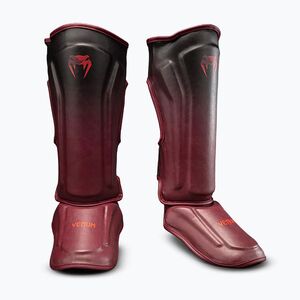 Sípcsont- és lábfejvédők Venum Spectre Shin black/red (Spectre Shin VENUM-06316-100) kép