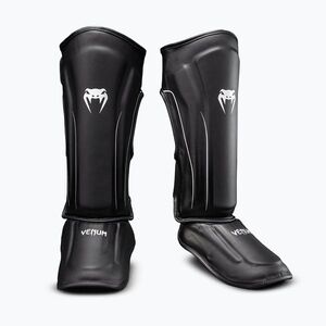 Sípcsont- és lábfejvédők Venum Stealth Shin black/white (Stealth Shin VENUM-06266-108) kép