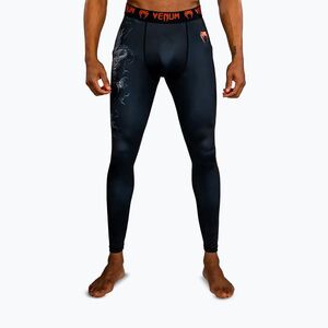 Férfi edzőleggingsek Venum Thunder Dragon Spats Black/Grey/Copper (Thunder Dragon Spats VENUM-06245-109) kép