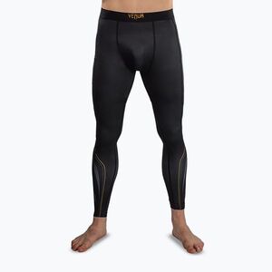 Férfi edzőleggingsek Venum Streamline Spats black/gold (Streamline Spats VENUM-06298-126) kép