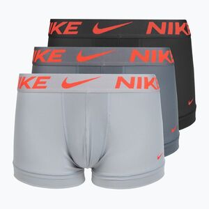 Férfi boxer nadrág Nike Dri-Fit Essential Micro Trunk 3 pairs grey (Dri-Fit Essential Micro Trunk KE1156-2DC) kép