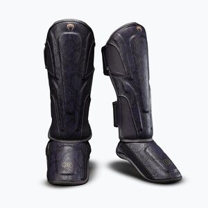 Sípcsont- és lábfejvédők Venum Impact Evo Scales Shin dark purple (Impact Evo Scales Shin VENUM-05805-042) kép