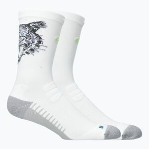 Zokni ASICS Performance Run Crew brilliant white/illuminate yellow/f.eal (Performance Run Crew 3013B346-100) kép