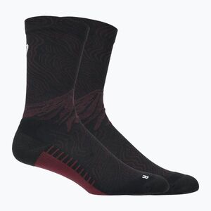Zokni ASICS Fujitrail Graphic Crew dark aubergine/black (Fujitrail Graphic Crew 3013B327-501) kép