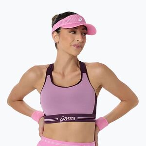 Sportmelltartó ASICS Game Compression Bra Dark Aubergine/Bubblegum (Game Compression 2042A451-501) kép