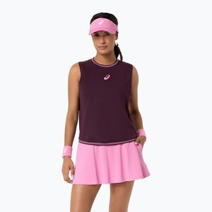 Női teniszpóló ASICS Game Sleeveless Top W dark aubergine (Game Sleeveless Top W 2042A424-500) kép