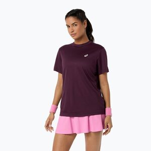 Női teniszpóló ASICS Court Top W dark aubergine (Court Top W 2042A371-500) kép