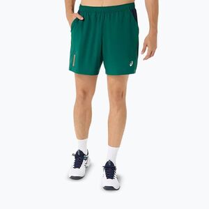 Férfi tenisznadrág ASICS Padel Court 7IN jewel green (Padel Court 7IN 2041A350-301) kép