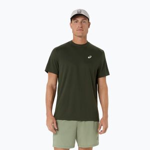 Férfi teniszpóló ASICS Court Top vintage khaki (Court Top 2041A339-200) kép