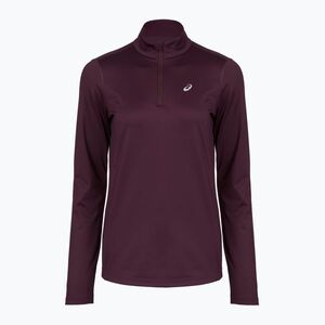Női hosszú ujjú póló futáshoz ASICS Core 1/2 Zip Winter Top dark aubergine (Core Half Zip Winter 2012D294-501) kép