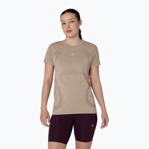 Női futó póló Asics Road Seamless Ss Top greige (Seamless 2012D292-200) kép