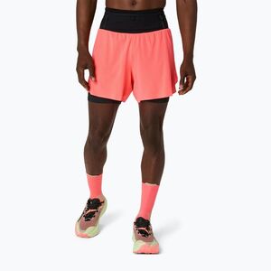 Férfi futónadrág ASICS Fujitrail Elite blazing coral (Fujitrail Elite 2011D586-700) kép