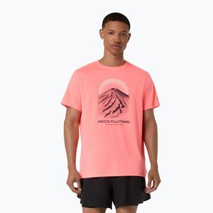 Férfi futó póló Asics Fujitrail Logo Ss Top Sun Coral (Fujitrail Logo 2011D527-700) kép