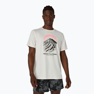Férfi futó póló Asics Fujitrail Logo Ss Top Cream (Fujitrail Logo 2011D527-102) kép