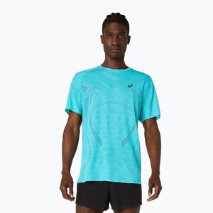 Koszulka do biegania męska ASICS Metarun Top energy aqua (Metarun Top 2011D510-401) kép