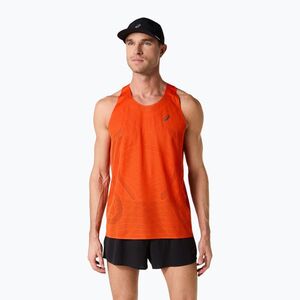 Koszulka do biegania męska ASICS Metarun Singlet cherry tomato (Metarun Singlet 2011D508-802) kép