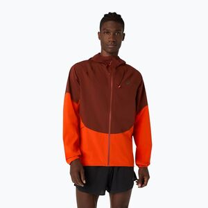 Férfi futókabát ASICS Metarun Legend Jacket cherry tomato/singed red (Metarun Legend 2011D435-800) kép