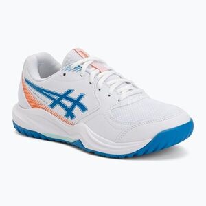 Gyerek teniszcipő ASICS Gel-Dedicate 9 GS white/directoire blue (Gel-Dedicate 9 GS 1044A085-100) kép