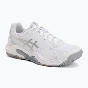 Női padelcipő ASICS Gel-Dedicate 9 Padel W white/pure silver (Gel-Dedicate 9 Padel W 1042A318-101) kép