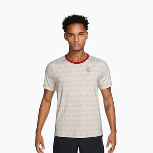 Férfi póló Nike Court Advantage light bone/tough red/black (Court Advantage IM6084-072) kép