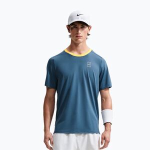 Férfi póló Nike Court Dri-Fit Advantage new slate/laser orange/white (Court Dri-Fit Advantage FZ6910-438) kép
