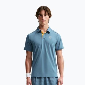 Férfi teniszpóló póló Nike Court Dri-Fit Advantage smokey blue/white (Court Dri-Fit Advantage FZ6907-006) kép